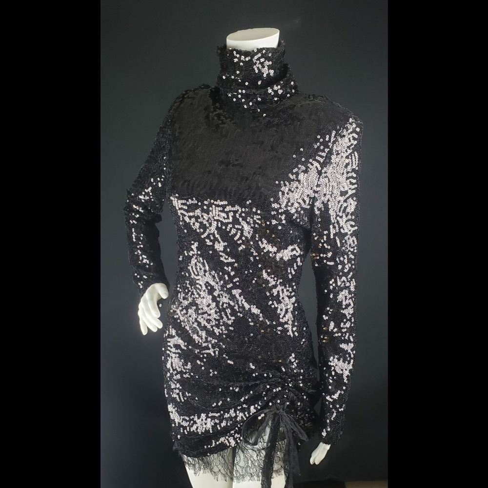 Fashion Nova- Craze for fame sequin mini dress